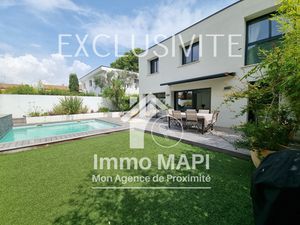 Maison contemporaine T5 de 124m2 avec piscine et garage