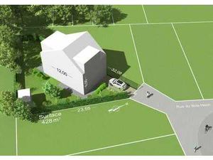 Terrain à bâtir de 428 m² dans lotissement calme & recherché