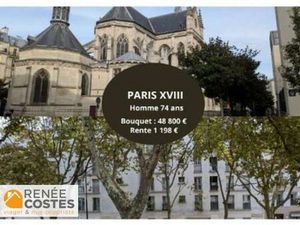 Viager occupé - H74 ans - PARIS (75018)