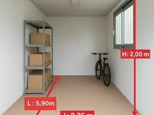 Box à louer à partir de 13 5m2 au sol - 27m3