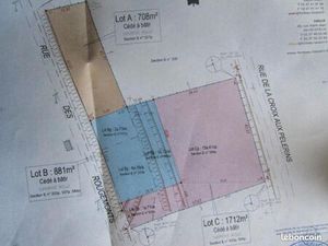 Terrain 1 712 m² Cherisy