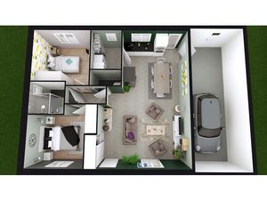 Vente maison neuve 2 pièces 65 m² à Arthon (36330)  148 700 €