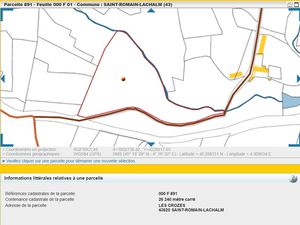Terrain Saint-Romain-Lachalm à vendre