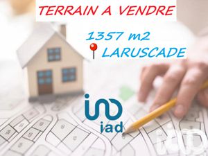 Vente terrain 1357 m² Laruscade (33620)