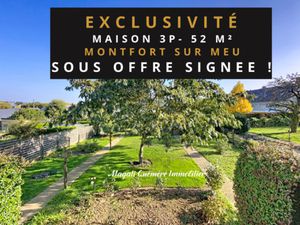 SOUS OFFRE ! Maison 4 p dans quartier résidentiel à Montfort