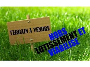 Terrain constructible viabilisé à vendre