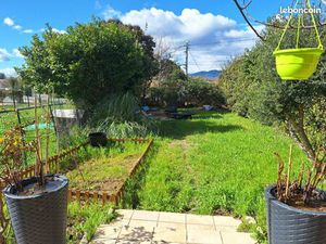Maison mitoyenne 3ch terrasse jardin clos gge terrain