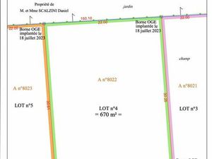 Terrain 670 m² Somain