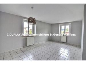 Saint Genest Malifaux 42660 Centre village Appartement 77m² 3 chambres