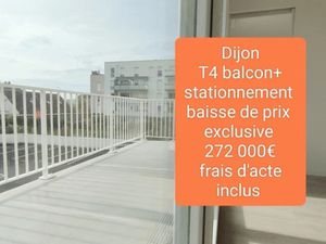 Vente appartement 4 pièces 74 m² à Dijon (21000)  296 000 €