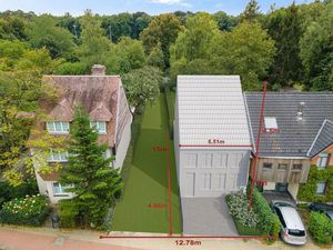 Bouwgrond (222m²) voor een gesloten bebouwing in Schilde