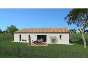 Terrain avec maison neuve à vendre