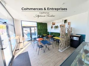 Fonds de commerce Restauration rapide avec terrasse et parking à céder - Zone commerciale 