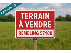 Vente terrain 684 m² à Rémeling (57480)  61 560 €