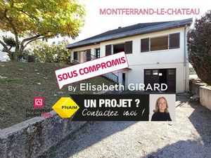 MONTFERRAND-LE-CHÂTEAU-Maison 5 pièces 86 m2 avec grand terrain située à 5 minutes de BESA