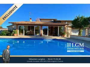 Lamasquère  villa d’exception 7 pièces d'environ 230m2 + garage traversant 35m2