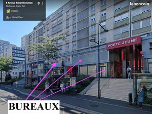 Local commercial + bureaux Porte Jeune   400 m2 sur 2 niveaux  RDC+ 1   divisibles