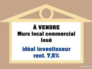 Murs com loués renta 7 5% idéal investisseur  en direct proprio