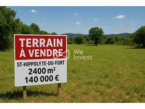 Vente terrain 2400 m² à Saint-Hippolyte-du-Fort (30170)  140 000 €