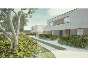 Nieuwbouw duowoningen met carport  terras of tuin