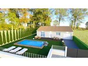 Terrain avec maison neuve à vendre