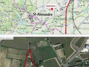 Terrain constructible viabilisé à vendre