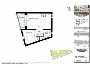 Appartement 2 pièces 45 m²