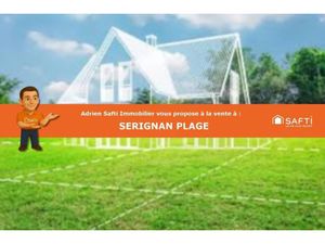 Vente terrain 200 m² à Serignan (34410)  83 000 €