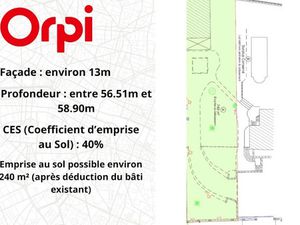 Vente terrain à batir 749 m² à Bois-le-Roi (77590)  296 000 €