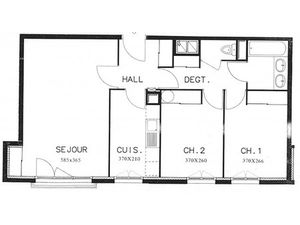 Location appartement 3 pièces 63 m² à Villeurbanne (69100)  1 018 €