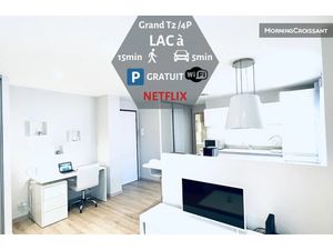 Location meublée appartement 2 pièces 39 m² à Annecy-le-Vieux (74940)  2 500 €