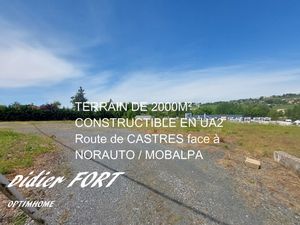 TERRAIN COMMERCIAL CONSTRUCTIBLE EN UA2 PUYGOUZON 2000M²
