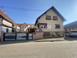 3%.COM En exclusivité à DUNTZENHEIM - Maison d’habitation de 160m²  1 dépendance  1 cour e