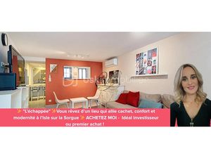 Vente appartement 2 pièces 49.99 m² à L'Isle-sur-la-Sorgue (84800)  197 000 €