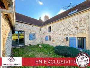 Maison mitoyenne en pierres de 150 m² - 3 chambres - terrain de 1314 m²