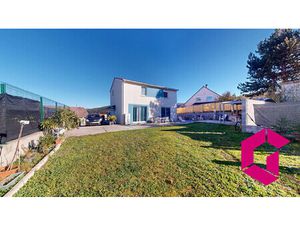 EXCLUSIVITÉ! MAISON INDIVIDUELLE 131m2 hab.  TERRAIN PLAT DE 55