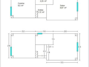 Location meublée appartement 1 pièce 23 m² à Nice (06000)  750 €