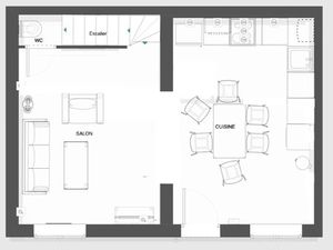 Location meublée maison 5 pièces 90 m² à Lille (59000)  600 €