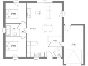 Vente maison neuve 4 pièces 70 m² à Saint-Laurent-en-Gâtines (37380)  208 700 €