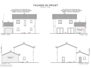 Terrain viabilisé avec permis