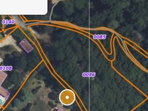 Vends terrain boisé