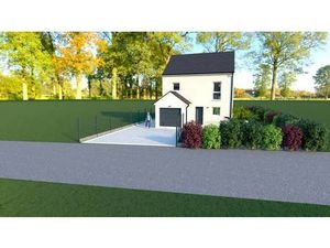 Terrain avec maison neuve à vendre