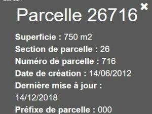 Terrain de 7 5 ares A VENDRE