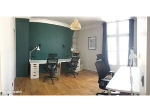 Poste de travail fixe à Tours dans bureau fermé à partager
