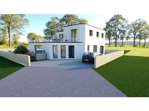 Terrain avec maison neuve à vendre