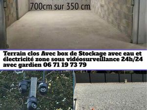 Box de Stockage plus terrain clos sécurisé avec gardien et vidéosurveillance