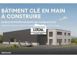 Local 1400 m² Bons-en-Chablais