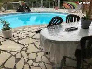 Villa F4/5 meublée avec piscine