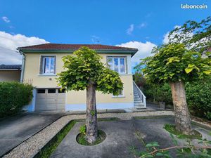 Maison T3 sur sous-sol avec cour et jardin