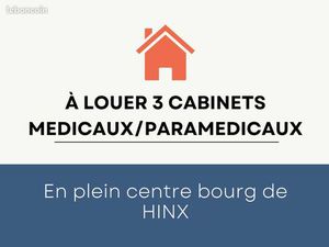 À LOUER - Cabinets pour professionnels de santé / paramédicaux - HINX (40)